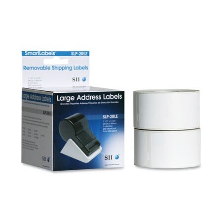 Seiko Instruments Seiko, SELF-ADHESIVE LARGE ADDRESS LABELS, 1.5in X 3.5in, WHITE, 520PK SLP2RLE